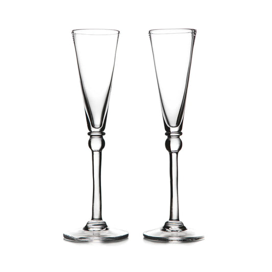 Simon Pearce Hartland Champagne Flute, Set Of 2